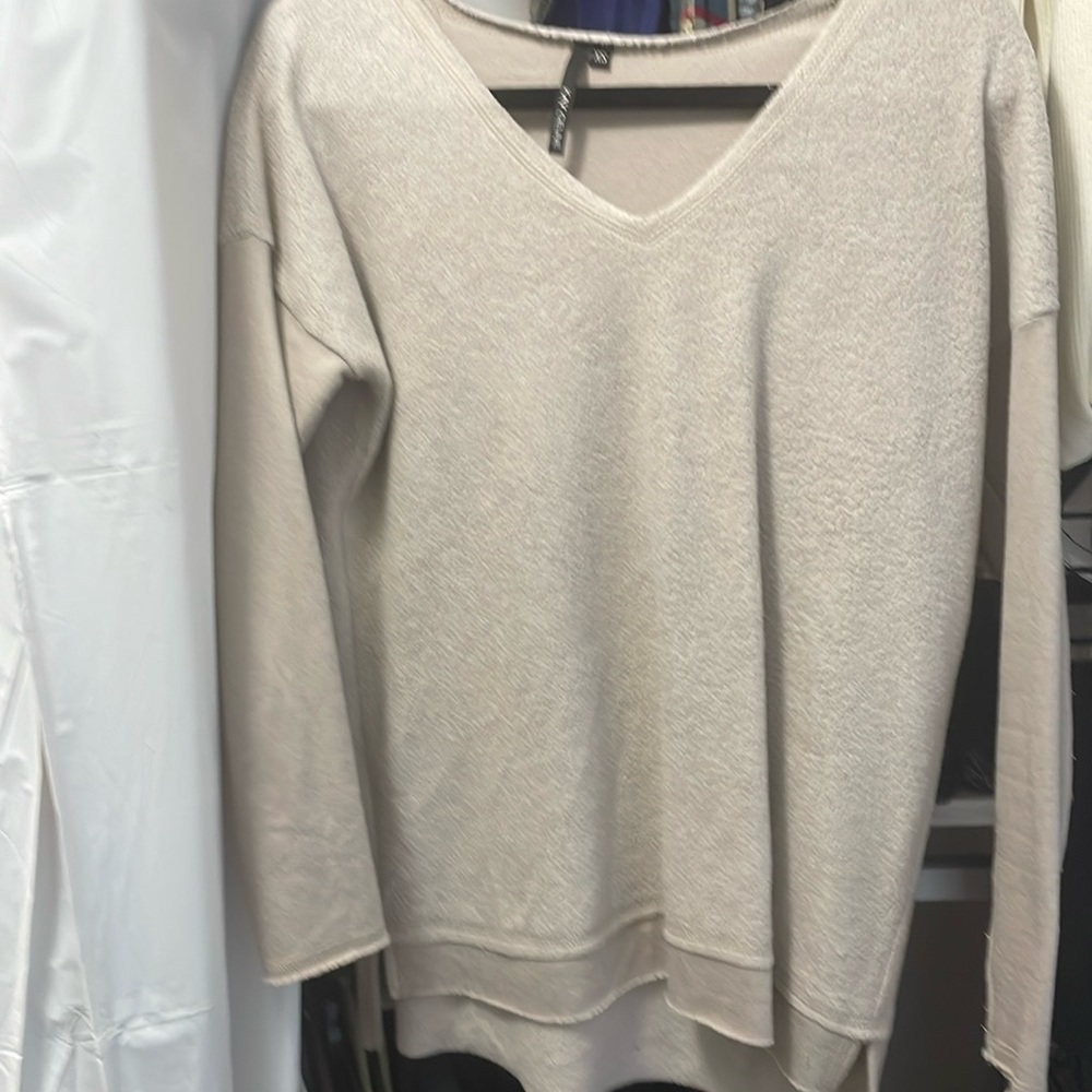 Kay Celine layered look bottom light weight sweatshirt